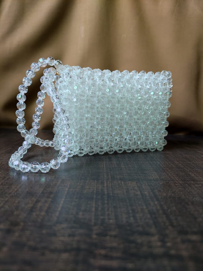 A: Transparent Crystal Bead Bag