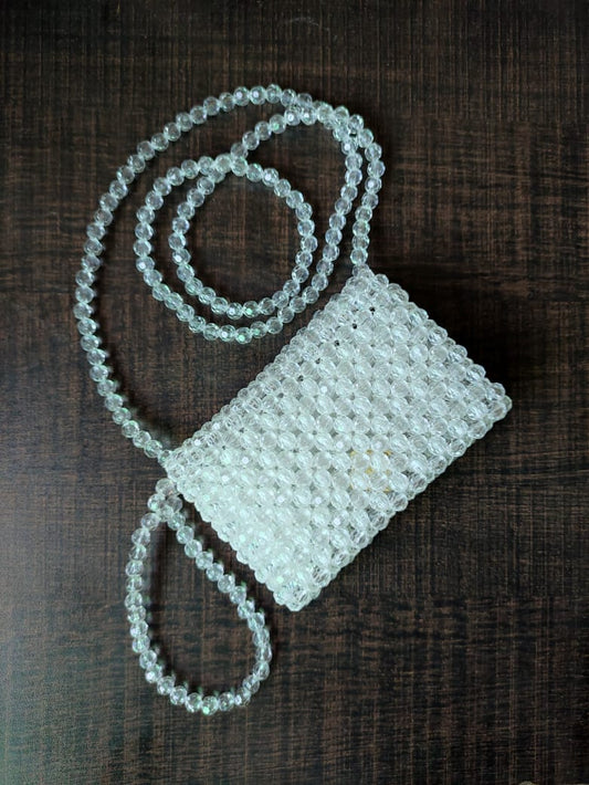 A: Transparent Crystal Bead Bag